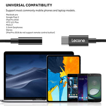 Lecone USB C to 3.5mm Headphone Adapter, Type C to Aux Audio Cable Compatible with Google Pixel 2/Pixel 3/XL/iPad Pro 2018, Essential Phone and More